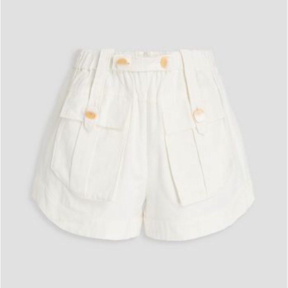 Farm Rio Off-White Cargo Pockets Shorts size 26 small - Picture 7 of 14
